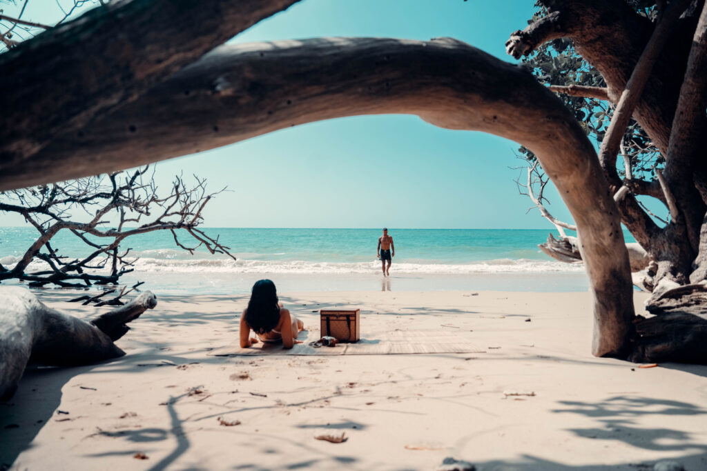 Hidden beaches in Phuket, Thailand.